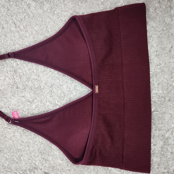 PINK Victoria's Secret Burgundy Bralette - Picture 2 of 8